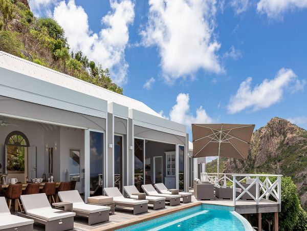 ST BARTS 4 BEDROOM POOL HOME AMAZING VIEWS
