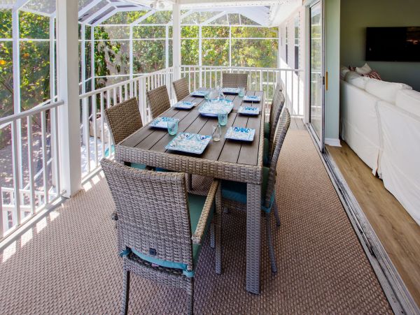 Walk to Beach Three Bedroom Rental Home in Sanibel