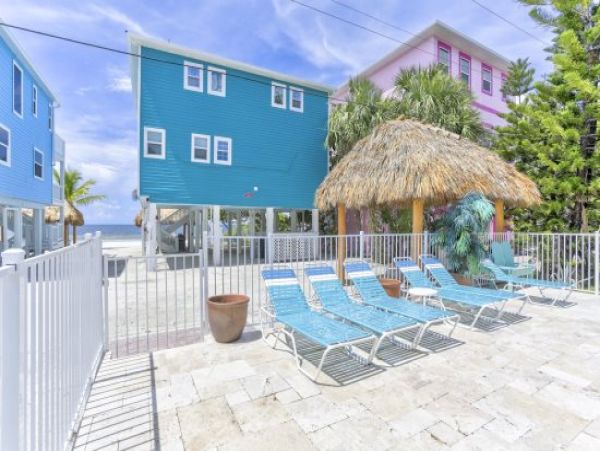 On Beach Fort Myers Vacation Home Four Bedroom