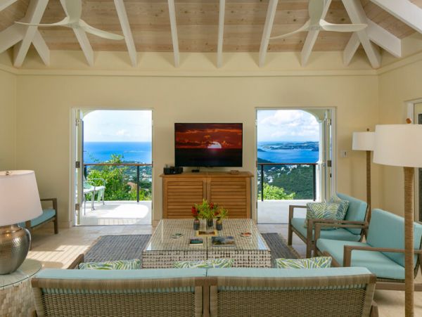 St. John Vacation Pool Villa Three Bedroom Ocean Views