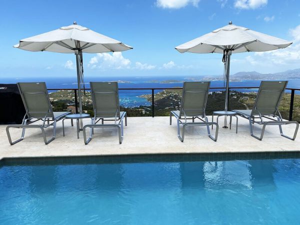 St. John Vacation Pool Villa Three Bedroom Ocean Views