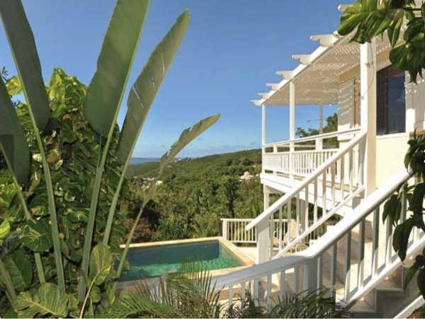 Charming Vacation Villa in Cruz Bay with Amazing Views Sleeps 5