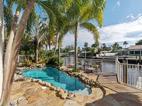 Water View Pompano Beach Vacation Home with Pool & Spa