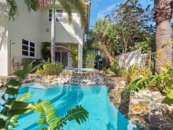 Water View Pompano Beach Vacation Home with Pool & Spa