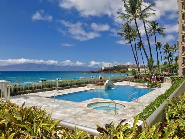 Beachfront Two Bedroom Kaanapali Vacation Rental Condo