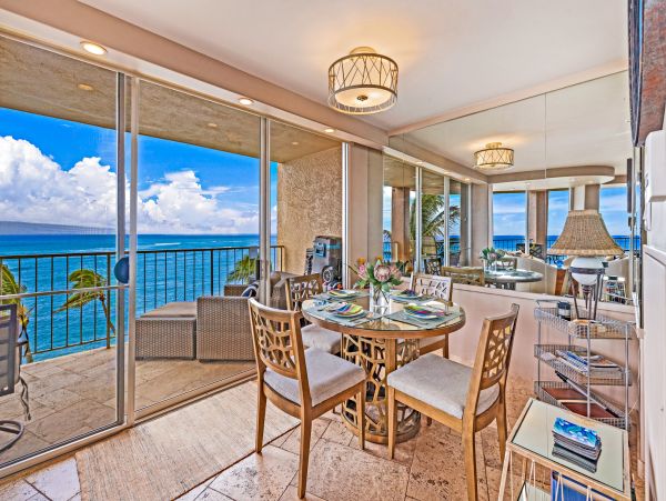 Oceanfront Corner Retreat with Breathtaking Wraparound Views in Kaanapali
