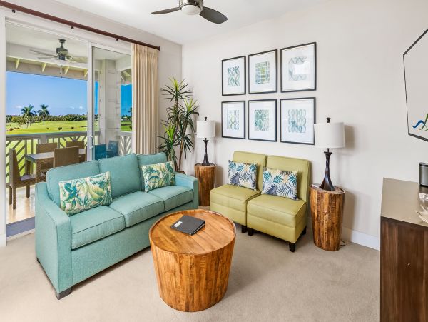 Golf Course Three Bedroom Vacation Condo in Kauai