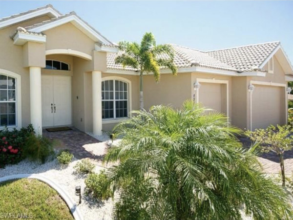 Caged Pool Canal Views Cape Coral Vacation Home