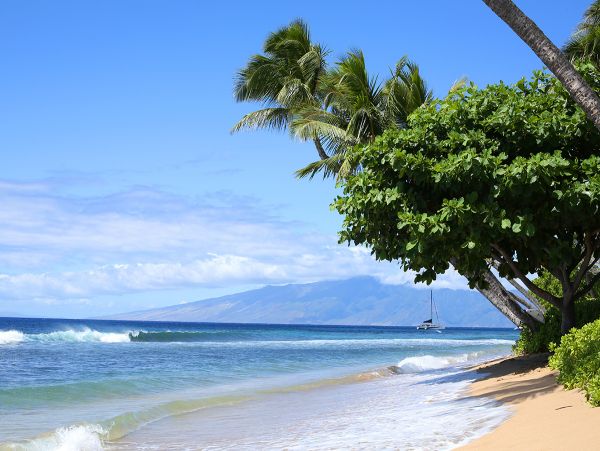 Partial Ocean Views Lahaina Two Bedroom Vacation Villa