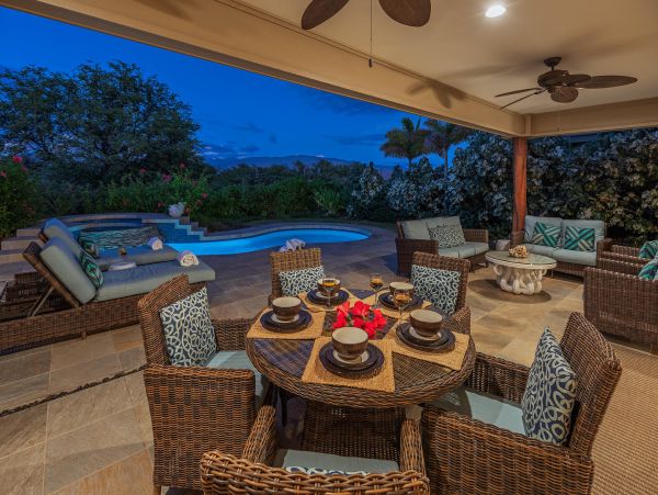 Big Island New Construction Luxury Villa Four bedroom Main House Guest Cottage