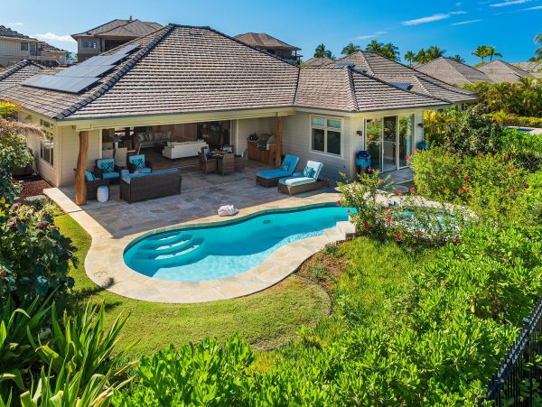 Big Island New Construction Luxury Villa Four bedroom Main House Guest Cottage