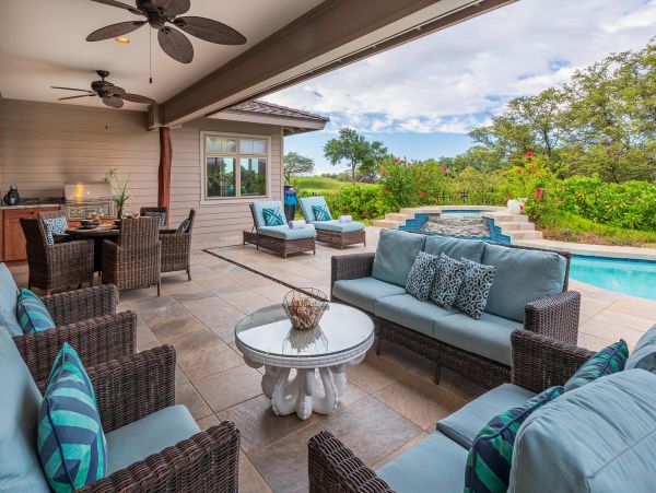 Big Island New Construction Luxury Villa Four bedroom Main House Guest Cottage