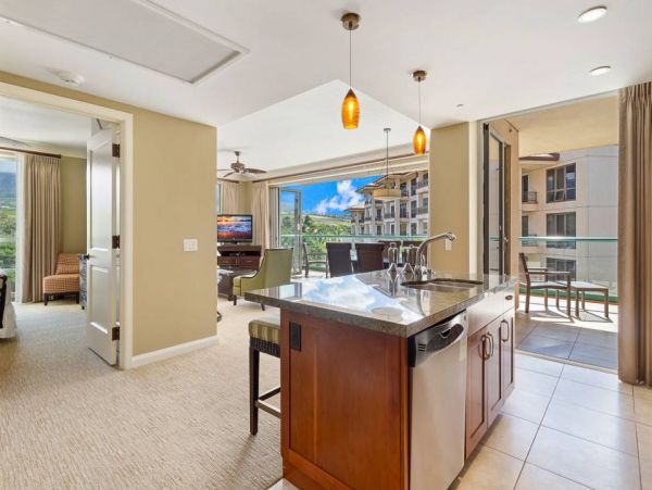 Partial Ocean Views Kaanapali Vacation Condo Two Bedroom
