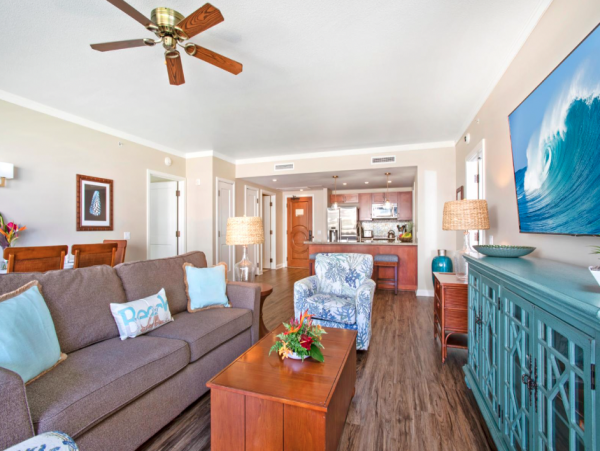 Two Bedroom Condo with Ocean Views Sleeps Eight Guests