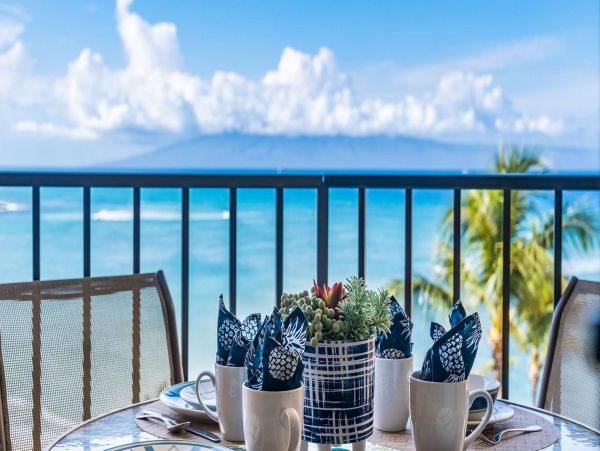 Oceanfront Lahaina Vacation Rental on Kahana Beach