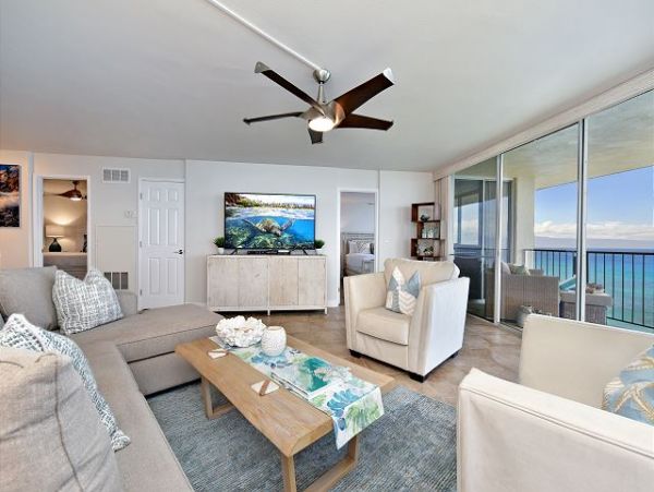 12th Floor Penthouse in Kahana with Great Ocean Views
