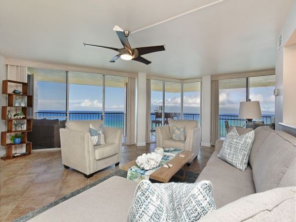12th Floor Penthouse in Kahana with Great Ocean Views