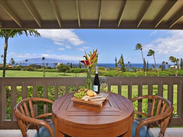 Kaanapali Two Bedroom Vacation Rental Golf & Ocean View