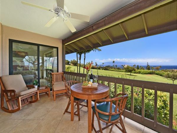 Kaanapali Two Bedroom Vacation Rental Golf & Ocean View