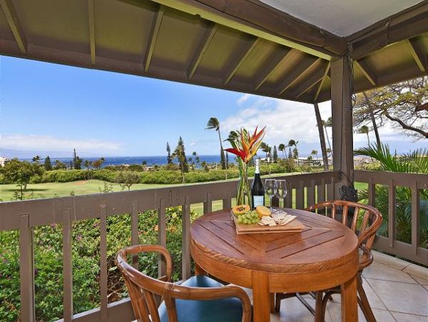 Kaanapali Two Bedroom Vacation Rental Golf & Ocean View