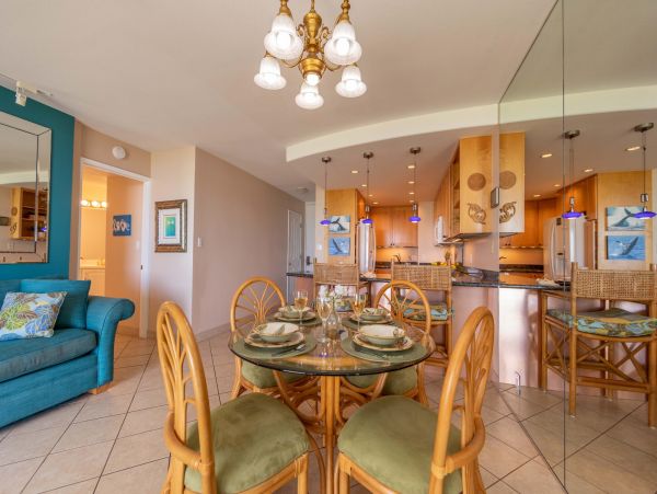 Two Bedroom Oceanfront Condo in Maui Sleeps Six Guests