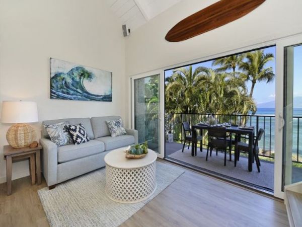 Vacation Rental Beach Condo With Pool In Kahana Ocean Views
