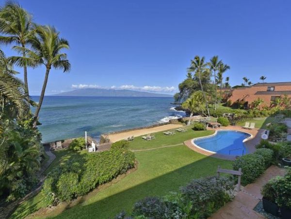 Vacation Rental Beach Condo With Pool In Kahana Ocean Views