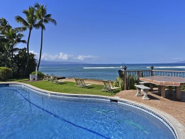 Vacation Rental Beach Condo With Pool In Kahana Ocean Views