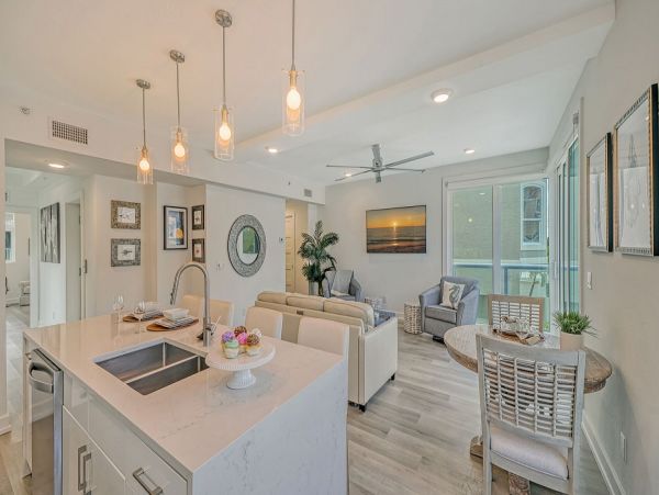 Three Bedroom New Condo Right Across From Beach