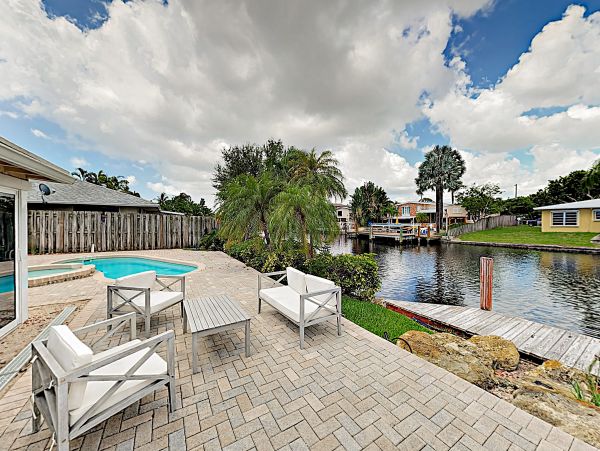 Fort Lauderdale Canal Front 3 Bedroom Vacation Home