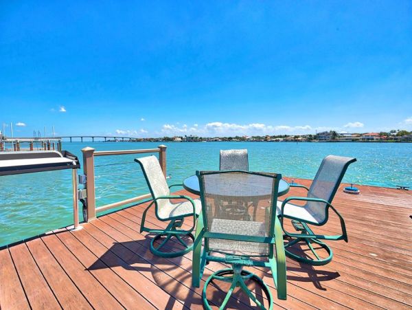 Waterfront Pool Vacation Home in Indian Rocks Beach Sleeps 10