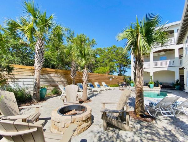 Inlet Beach Vacation Home Five Bedroom Walk to Beach