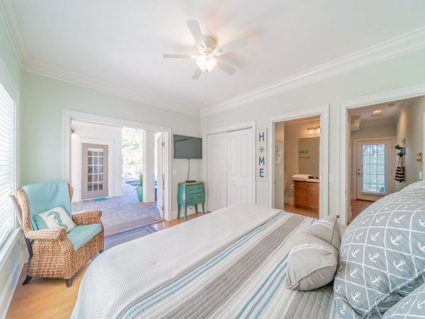 Inlet Beach Vacation Home Five Bedroom Walk to Beach