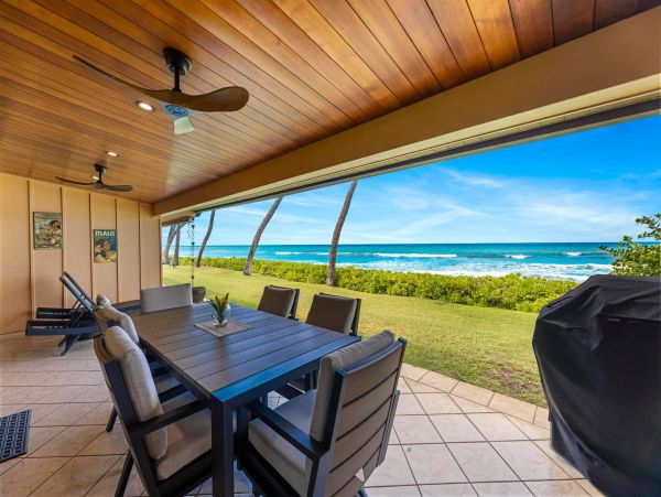 Oceanfront Lahaina Four Bedroom Vacation Townhome