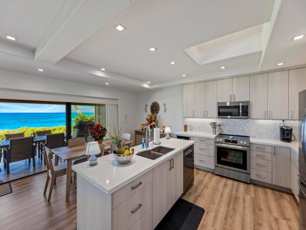 Oceanfront Lahaina Four Bedroom Vacation Townhome