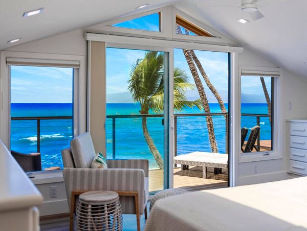 Oceanfront Lahaina Four Bedroom Vacation Townhome
