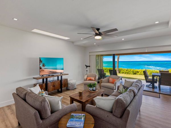 Oceanfront Lahaina Four Bedroom Vacation Townhome