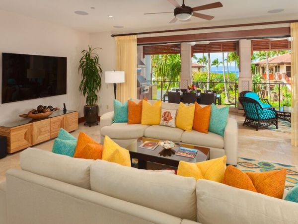 Ocean Views Vacation Luxury Villa in Wailea 3 Bedrooms