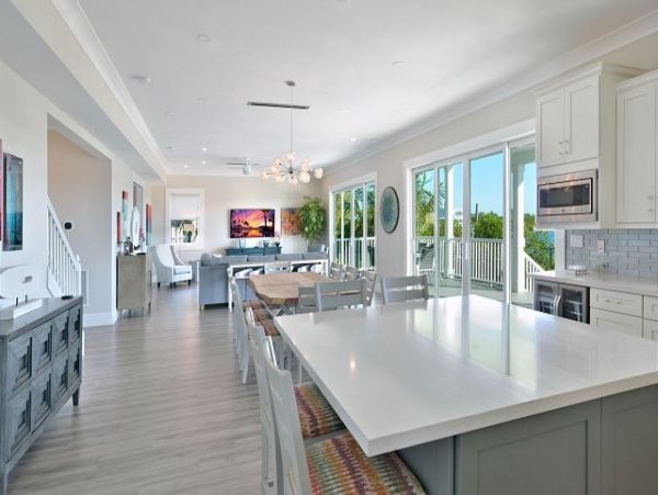 Key West Canal Front Four Bedroom Rental Home with Pool