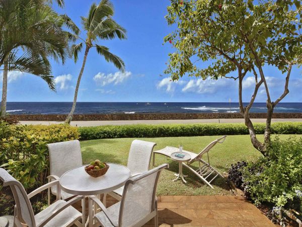 Luxurious Poipu Oceanfront Condo with Stunning Beach Views