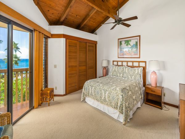 Steps away from the Poipu shoreline