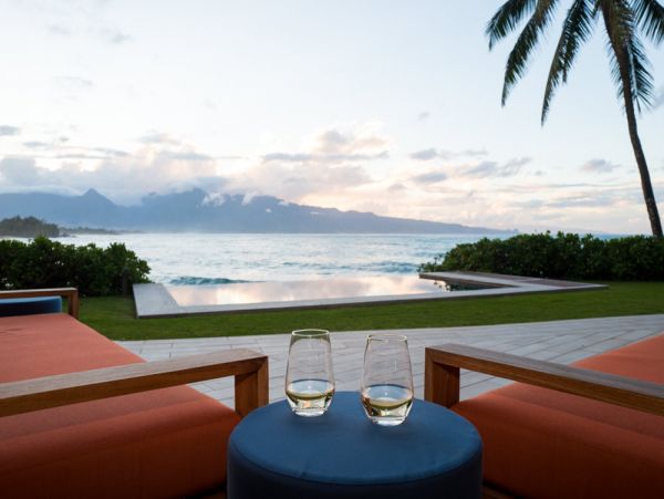 Maui Beach House with Pool Views of Pacific Ocean.