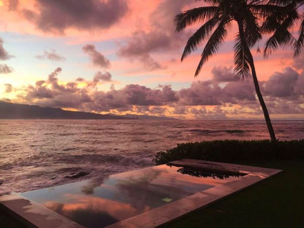 Maui Beach House with Pool Views of Pacific Ocean.