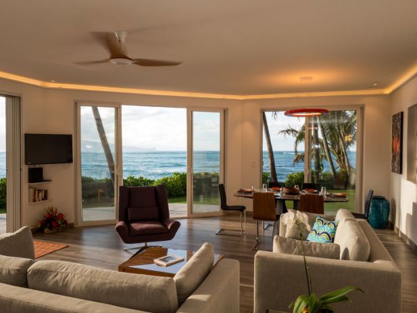 Maui Beach House with Pool Views of Pacific Ocean.