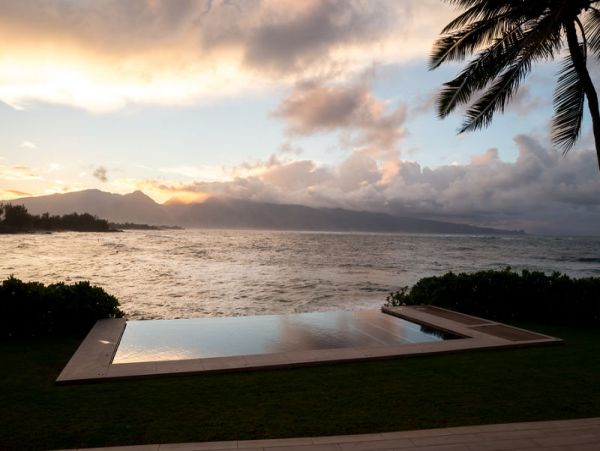 Maui Beach House with Pool Views of Pacific Ocean.