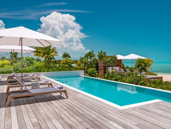 Turks & Caicos Vacation Villa Private Pool & Full Ocean View