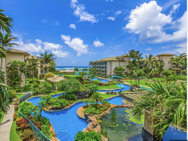 2 Bedroom  Luxury Beach Community Kauai Five Star Amenities.