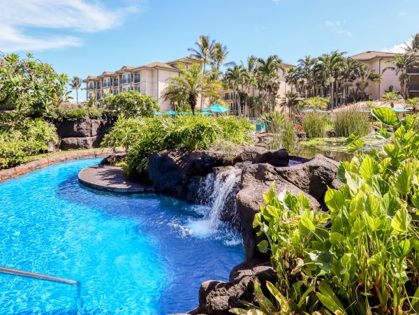 2 Bedroom  Luxury Beach Community Kauai Five Star Amenities.