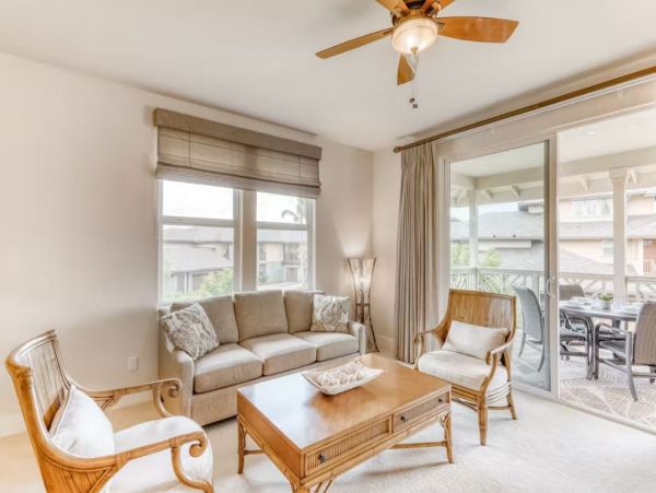 Poipu Gorgeous Vacation Condo with Communal Pool Sleeps 7