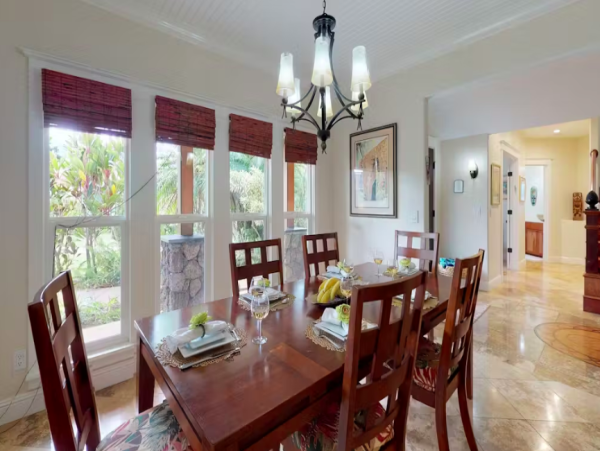 Exquisite Custom Home in Princeville with Luxurious Amenities and Tropical Elegance